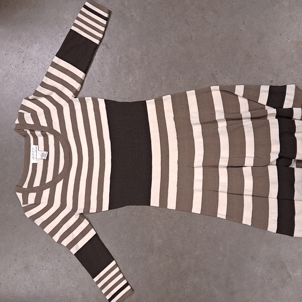 Striped M.S.S.P. max studios specialty products dress. Size small.